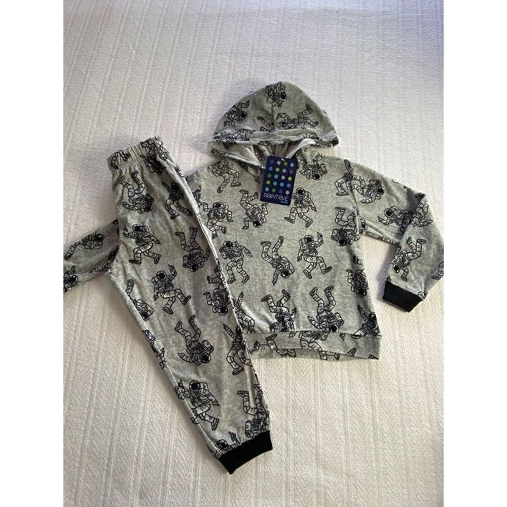 SAINT EVE Boy’s XS(4-5) 2-pc Astronaut Pajama Set